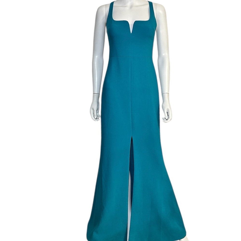 Likely | Elegant Teal Evening Gown